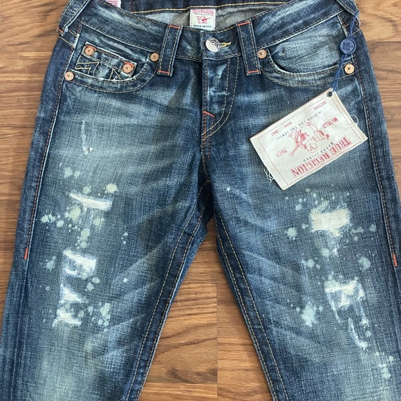 True Religion Brianna Boyfriend Women’s Jean size 24 - Picture 3 of 8